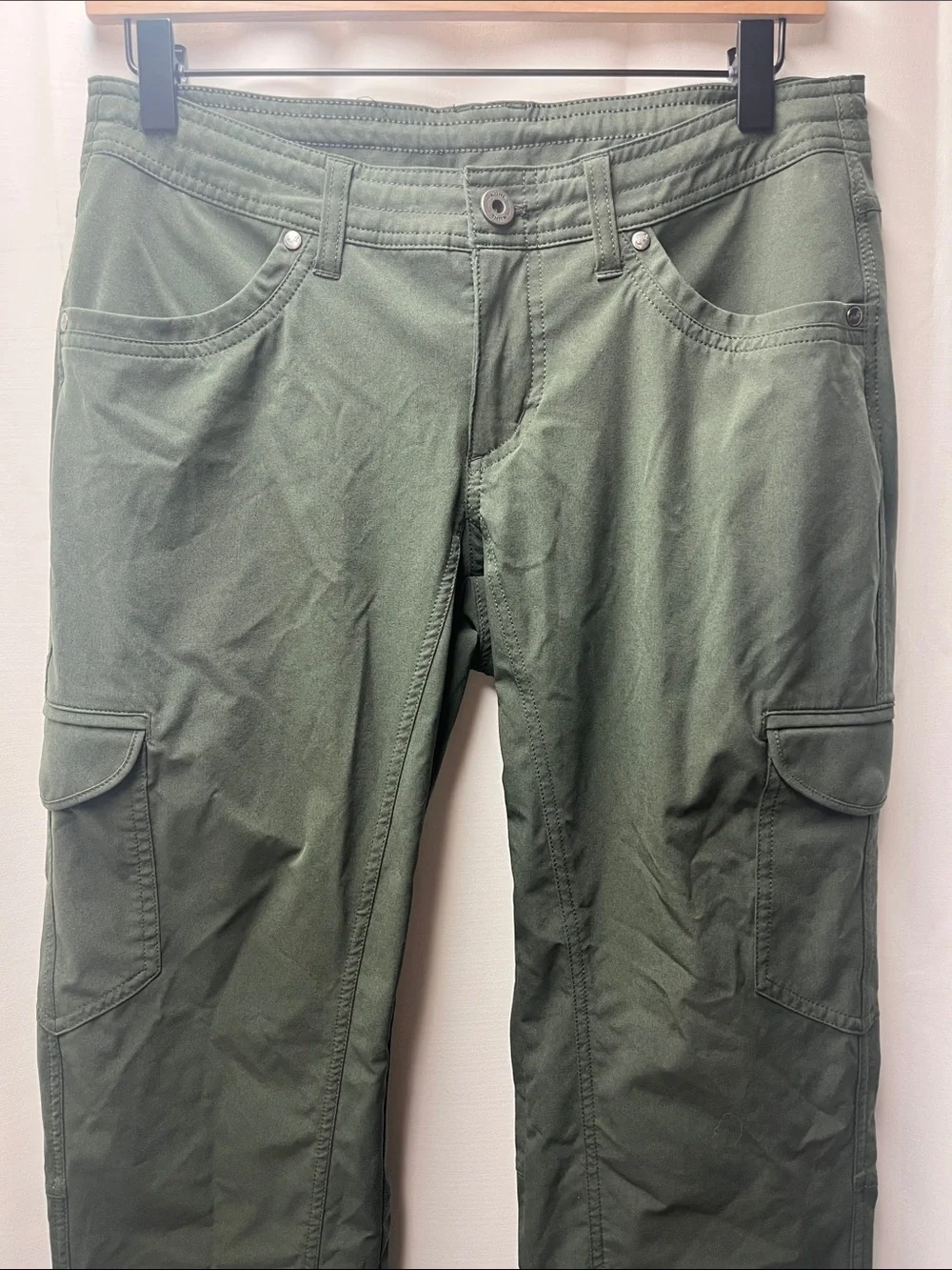 Kuhl 6495 Olive Green Freeflex Roll Up Outdoor Hiking Convertible Pants- 6 - Picture 2 of 6